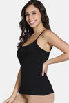 Zivame Knit Cotton Camisole - Black Beauty — thumbnail 2